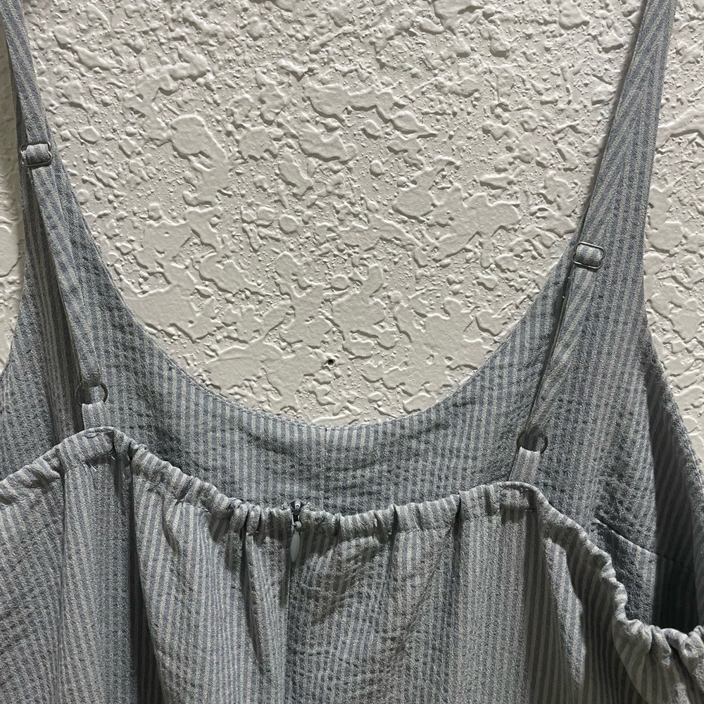 Bridge & Burn Otto Seersucker Jumpsuit - Picture 6 of 7